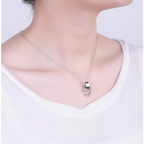 VAN18 2021 fine jewelry simple and personality pendant,a gift for party wear,fashion lady favorite 925 necklace