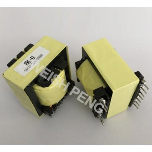 EC42/20 Pure copper ERL42/20 vertical high-frequency transformer for 3000W inverter DC24V AC220V