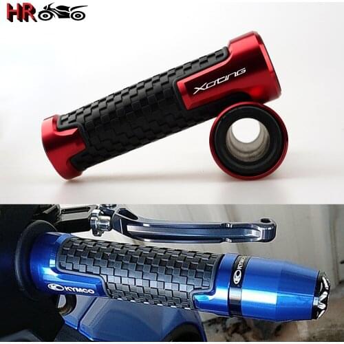 High Quality Motorcycle CNC Accessories Handle Grips Handlebar Grip For KYMCO DownTown 350 300i Xciting 250 CK250T 300 K-XCT 300