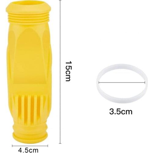 2Pcs Retaining Rings Long Standby High Toughness Rubber W69698 Reusable Yellow Pool Cleaner Replacements for Zodiac Baracuda G3