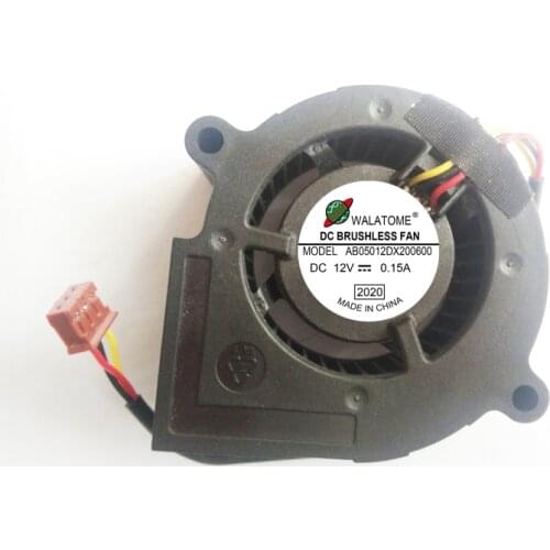 AB05012DX200600 5cm 5020 DC 12V 0.15A Blower Cooling turbine fan