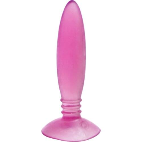 1PC Sucker Anal Plug Jelly Toys Real Skin Feeling Adult Sex Toys Adult Products Anal Plug Beads Sex Toys for Couple