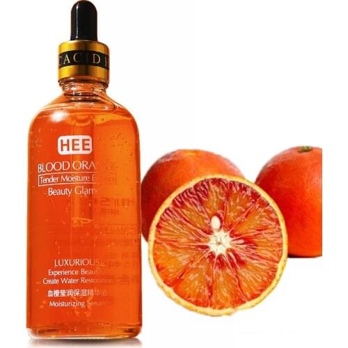 Blood Orange Moisturizing Serum Tender Skin Nicotinamide Face Essence Improve Dry Shrink Pores Whiten Brighten Skin Care Water