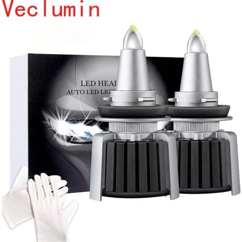 Car Headlight H7 led canbus for lens projector LED H11 H1 led bulb for Auto 9005 9006 9012 360 degree car led 120w 25000L