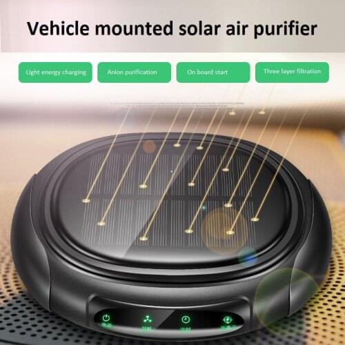 Solar car air purifier, used in the car to eliminate the odor of formaldehyde smoke, anion oxygen bar fragrance