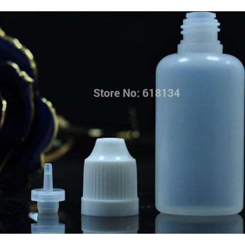Free shipping - Wholesale 1700pcs PE 30ML Plastic Dropper Bottle With Childproof Cap& Tip, 30mL LDPE Plastic Eye Dropper Bottle