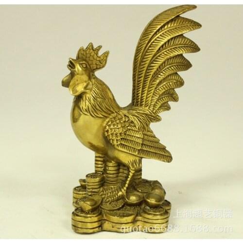 Feng Shui Home Decoration Chinese Lucky And Wealth Cock Statue Furnishing Articles Chicken Zodiac Manualidades Souvenirs