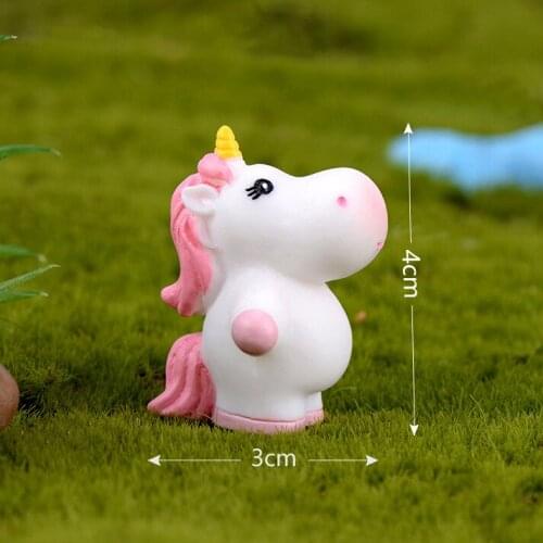 Resin Figures for Home Decorations Fairy Garden Accessories Miniatures Animal Figurines Horse Figurine Mushroom Decor Figurines