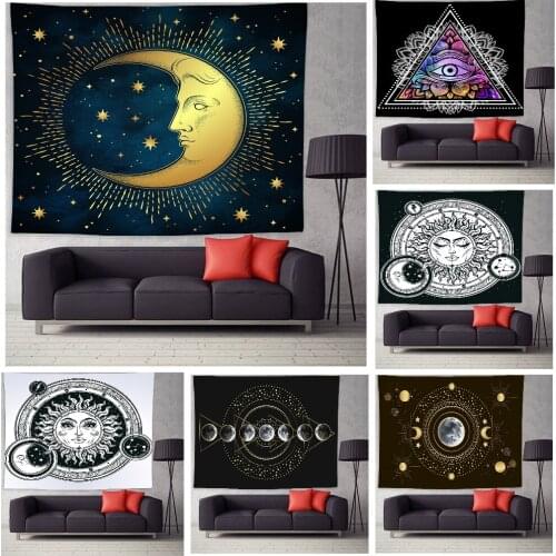 Tapestry Wall Hanging Bohemian Beach Mat Polyester Blanket Yoga Mat Home Bedroom Art Carpet Wall Hanging Decor