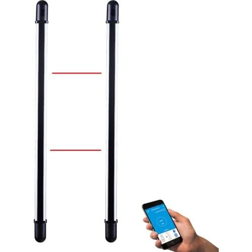 IP66 Waterproof 2 Beam Wireless 433MHz Infrared Grating Detector Alarm Barrier Sensor For GSM WiFi Home Burglar System