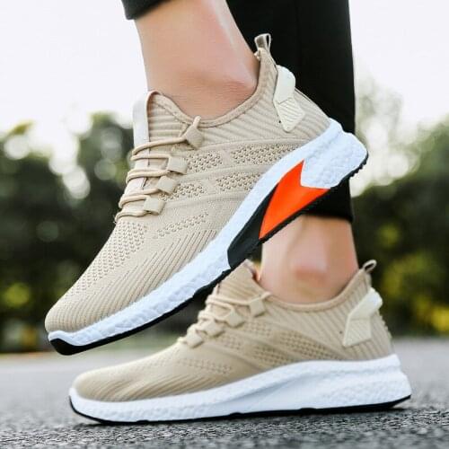 Hot Sale Summer Breathable Mens Casual Shoes Mesh Breathable Man Casual Shoes Fashion Moccasins Lightweight Men Sneakers