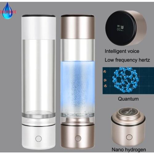 Quantum Water Bottle Nano Hydrogen Rich Generator Rechargeable Mini H2 Gas Ventilator And Smart MRETOH/Molecular Resonance 7.8HZ