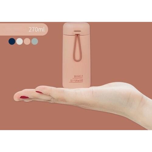 Hot selling small insulation Cup 270ml yuan Sufeng simple portable cup student office mini water cup thermos cup