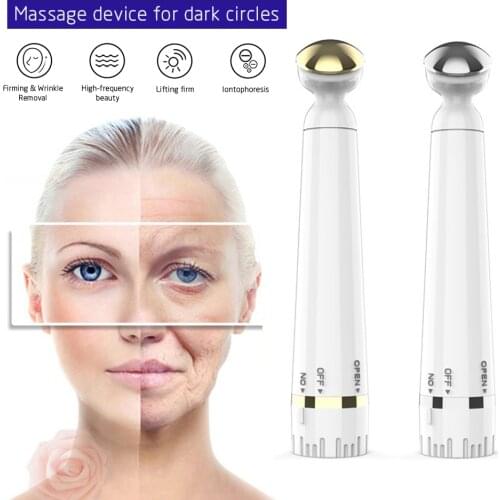 Mini Electric Vibration Eye Massager Anti-Ageing Wrinkle Dark Circle Pen Removal Rejuvenation Beauty Care Portable Pen