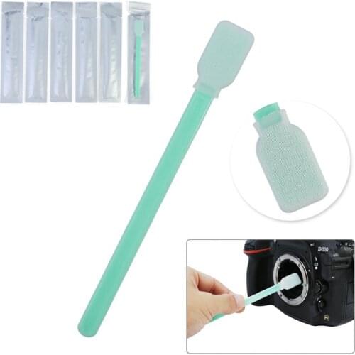 6pcs Professional Camera Sensor CCD CMOS Cleaning Swab Cleaner Kit Cleaning Accessory