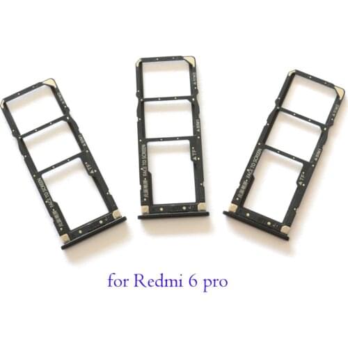 Nano Sim Card Micro SIM Card SD Reader Holder Sim Tray Adapter replacement for Xiaomi A2 lite