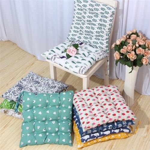40x40cm Office Cotton Seat Cushion Soft and Breathable Home Chair Cushion, Suitable for Car Kitchen Restaurant Seat Cushion