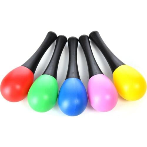 1Pc Sand Hammer Maraca Rattle Shaker Kids Musical Instruments Baby Sound Music Toy Random Color