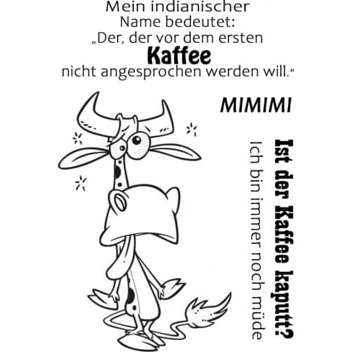 German words Transparent Clear Silicone Stamp/Seal for DIY scrapbook/photo album Decorative clear stamp sheets ST0794