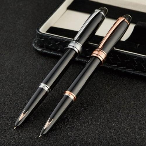 HERO Classic 100 Fountain Pen 14K Gold Arrow Mark Fine Nib 0.5mm Metal Ink Pen with Clip Office Business Writing Gift Pen Set
