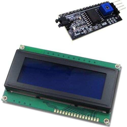 IIC/I2C/TWI Serial LCD 2004 20x4 Display Shield Blue/Green Backlight
