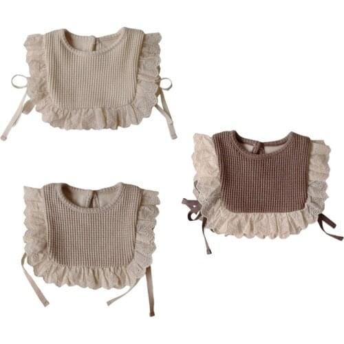 Cute Hollow Lace Princess Baby Vest Autumn Girl Sweet Outside Windproof Cotton Vest Toddler Infant Girl Winter Clothes Baby