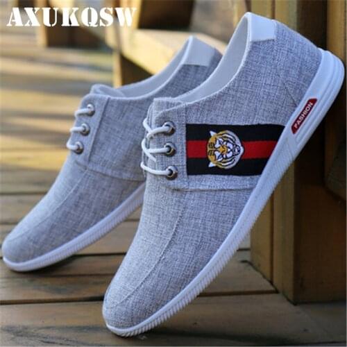 Men Driving Shoes Mens gray Canvas Shoes Slip On Loafers Italian Lace up Men Shoes Men Casual Running Shoes Zapatos De Hombre