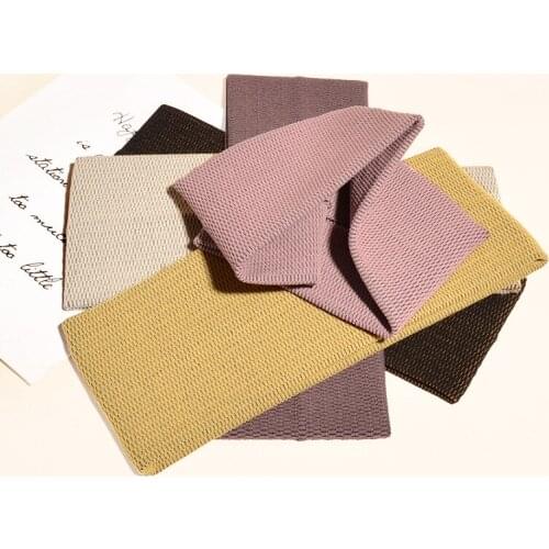 Unique Girl Elastic Hairbands Solid Color Knitting Running Headwear Soft Yoga Headbands Hair Accessories Birthday Turban Jewelry