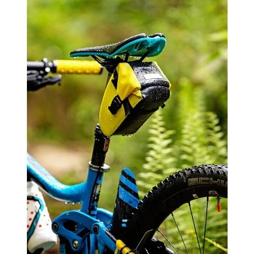 ROCKBROS Bicycle Saddle Bag Reflective Rainproof Bike Seat Bag Cycling Saddle Bags MTB Trunk Tail Bags Bicycle Accessory