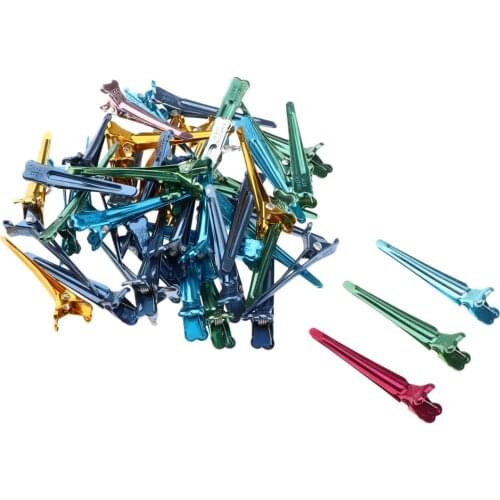 50pcs/set Hair Clips Alligator Hairpins Hairdressing Salon Hair Grips DIY