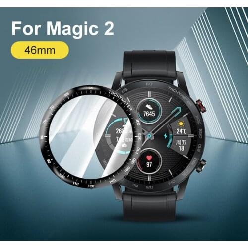 Soft Fibre Glass Protective Film Cover For Huawei Watch GT2 Honor Magic 2 46mm GT2 Pro GT2e Full Screen Protector Watch Case