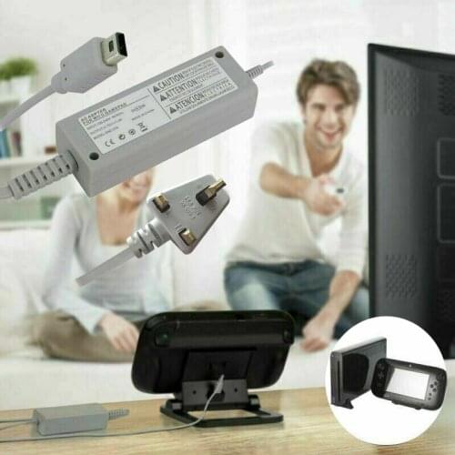 Protective Charger AC Power Supply Adapter Connector Charging Cable Power Cord For Wii U UK Plug