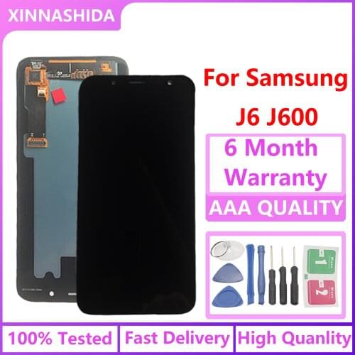 J600 LCD For Samsung Galaxy J6 2018 J600 J600F J600Y LCD Display and Touch Screen Digitizer Assembly J600F/DS LCD Glass Panel