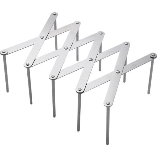 1Pack Extendable Pot Lid Holders Multipurpose Steamer Rack Pans Glasses Holder Flexible Plate Organizer Kitchen Bakeware Cuttin