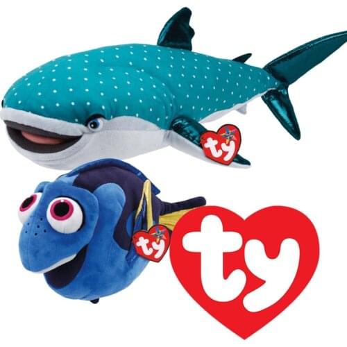 15cm Ty Beanie Stuffed Plush Animals meal white seal crab duck fish Big Eye Doll Ocean series Series Toys Birthday Boy Girl Gift