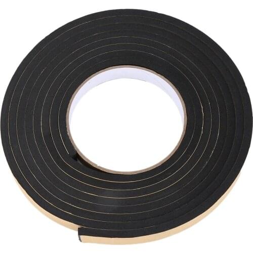 3Mx15Mmx5Mm Rectangle Weather Stripping Sponge Foam Rubber Strip Tape Door Seal