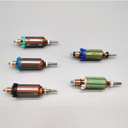 5 Types 35K 45K Strong 210 204 90 102L 105L 103L 102LN & Marathon Handpiece Motor Rotor Electric Manicure Nail Drill Accessories