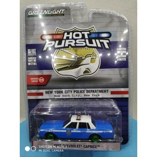 Greenlight Cars 1/64 1990 Chevrolet Caprice police car Collector Edition Metal Diecast Model Car Kids Toys Gift