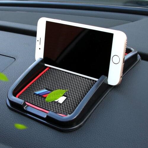 Car Anti-Slip Mat Rubber Dashboard Phone Stand For BMW X1 X3 X5 X6 E53 E70 F15 G05 E84 F48 E83 F25 G01 E71 F16 Z4 E89 X2 F39 X4