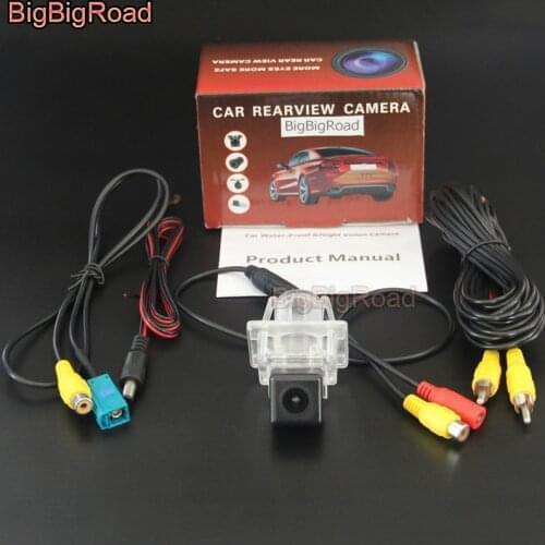 BigBigRoad For Mercedes Benz E Class MB W211 2002-2009 RCA Interface For Original Screen Compatible backup Camera