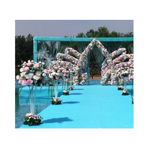 Wedding props cone flower flower wrought iron wedding road table decoration decoration stage road flower stand
