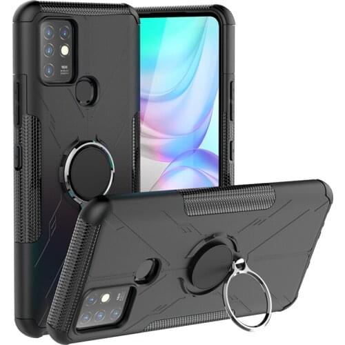 For Cover Infinix Hot 10 Case For Infinix Hot 10 Capas Shockproof Phone Back Magnetic Holder For Cover Infinix Hot 10S 10 Fundas