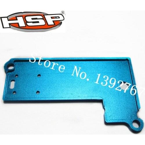HSP KINGLINESS Upgrade Parts 286064 Alum.Battery Case Top Cover Blue For 1/16 Scale RC Nitro Power Off Road Monster Truck 94286