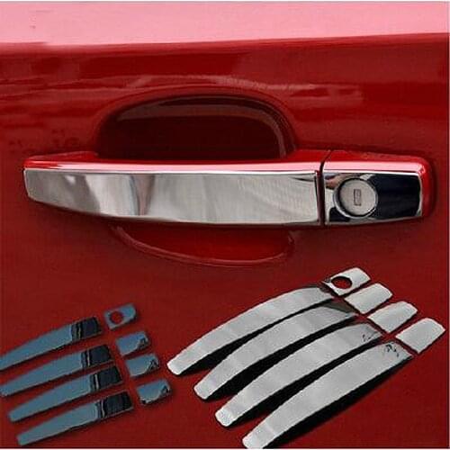 Stainless Steel Door Handle Cover Sticker for Opel Zafira Astra Insignia Vauxhall Mokka ASTRA J Cruze Malibu Trax