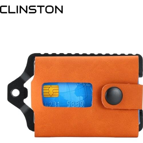 2020 New Multi-function Metal Wallet Simple Hasp Card Holder Thin Outdoor Bottle Opener Aluminum Alloy Card Wallets for Men