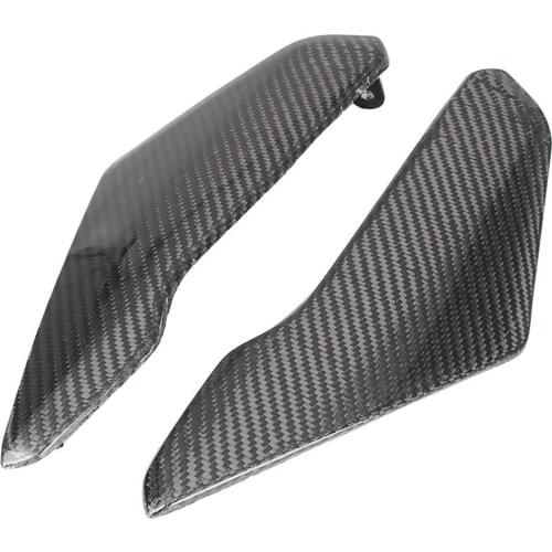 Motorcycle Carbon Fiber Tank Side Cover Panels Fairing for Suzuki GSXR600 GSXR750 2004 2005 K4 2Pcs