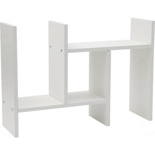 Simple multi-layer bookshelf dormitory shelf for storing small bookcase with super large capacity and thick wood