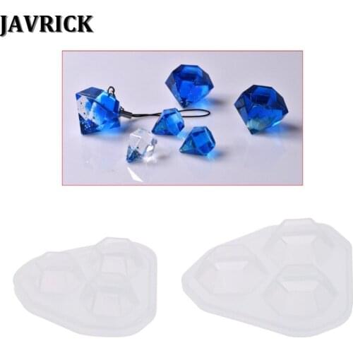 JAVRICK Silicone Mold Diamond Shaped Jewelry DIY Cake Decoration Dessert Handmade Tools