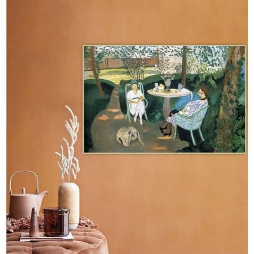 Citon Henri Matisse《Tea, 1919》Canvas Art Oil Painting Artwork Poster Picture Wall Decor Backdrop Home Living Room Decoration