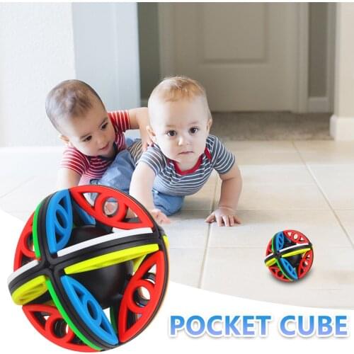 Magic Eye Alien Magic Cubes for Adult Children Hollow Speed Magic Cubes Handheld Decompression Puzzle Educational Toys Gift